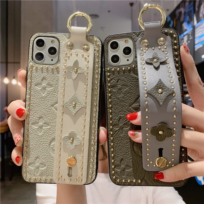 Luxury Mobile Phone Leather Case for Samsung Hua Wei iPhone 13 12 11 Phone Shell