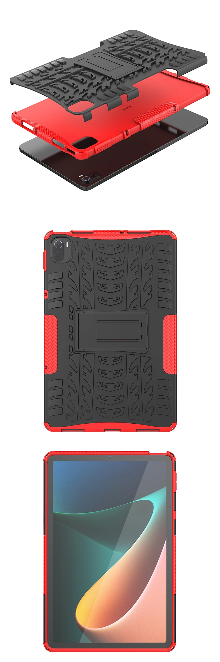 New Tire Pattern Design Tablet Case Shockproof with Bracket Case for Xiaomi Mi Pad 5/Mi Pad 5 PRO 11 Inch