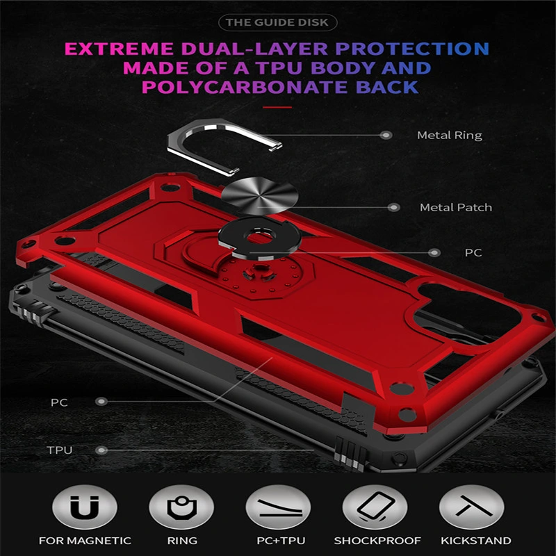 Luxury Magnetic Case for iPhone 11 PRO Xs Max X Xr Cover 5 6 S 6s 7 8 Plus 7plus 8plus Car Casing Mobile Phone Ring Holder Stand