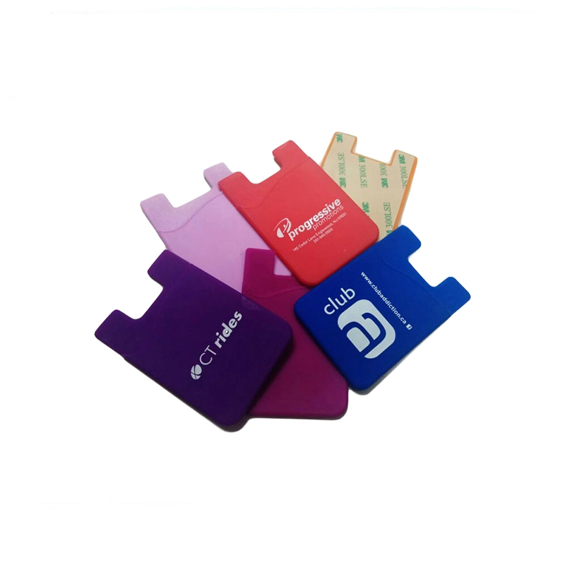 Factory Direct Selling Mobile Phone Card Sleeve Silicone Phone Card Sleeve Wholesale Customization