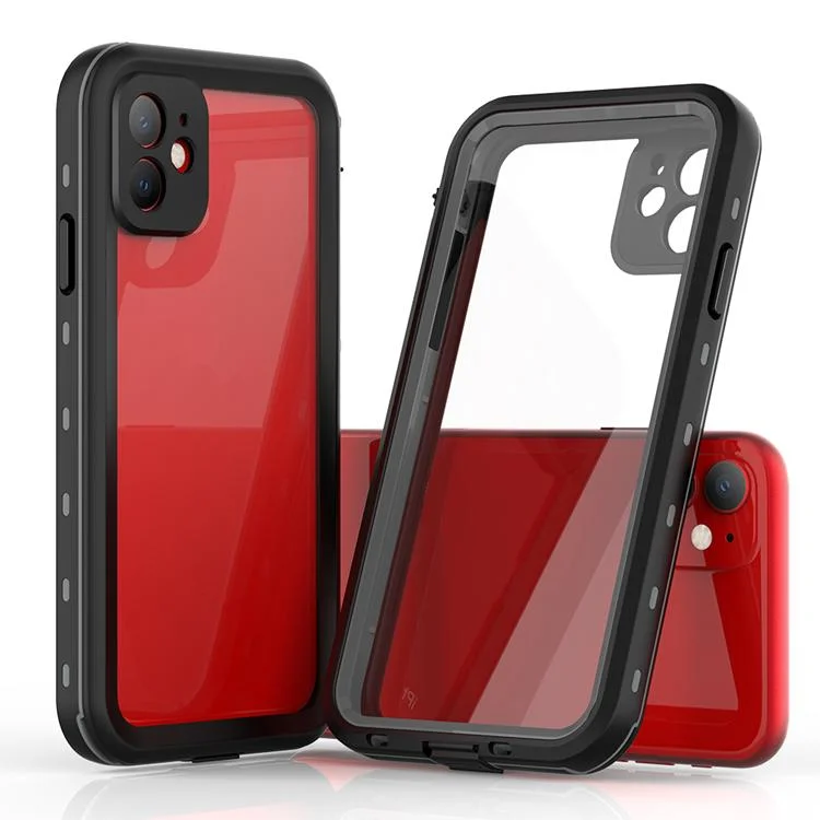 2020 New Products PC TPU Back Covers IP68 Underwater Waterproof Shockproof Mobile Phone Case for iPhone 12 Mini PRO Max