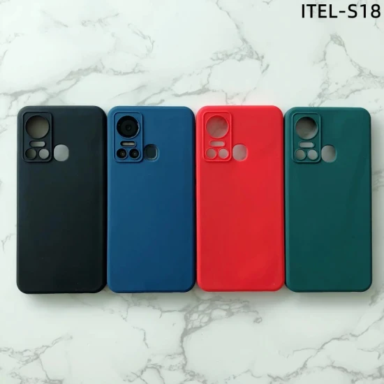 Capa de celular em TPU macio novo modelo para Itel A04 P40 A60 S18/S18 PRO