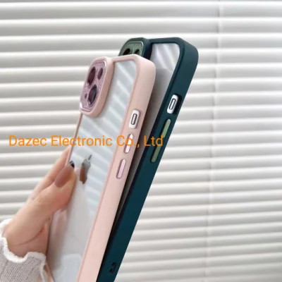 2023 Novo Smart TPU+TPE À Prova de Choque 2 em 1 Estojo Híbrido Suave para Câmera Proteger para Samsung/Huawei/Xiaomi/iPhone Capa para Celular