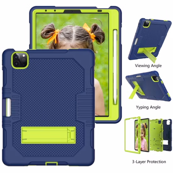 Estojo para tablet de pele de silicone rígido universal para PC para iPad Air4 Air5 PRO 11