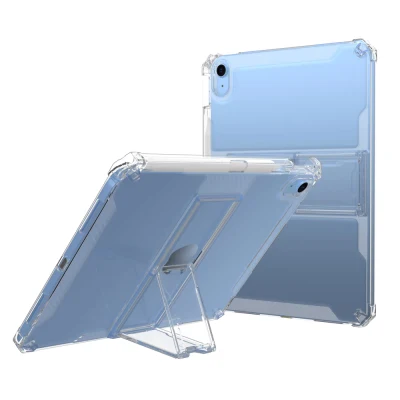 Estojo de capa de tablet TPU flexível de suporte para PC transparente para iPad Air 4/5 10,9 polegadas 2020 2022