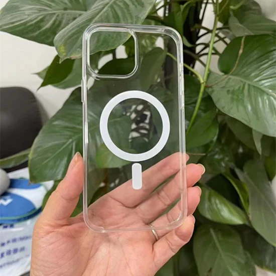 Capa de telefone transparente de carregamento sem fio TPU original de alta qualidade para iPhone 13 Se capa traseira capa de telefone magnética à prova de choque para Ipho