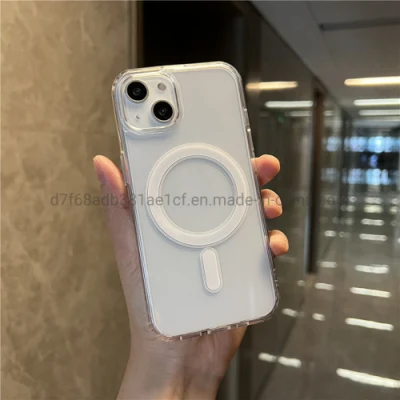 Capa de telefone transparente magnética OEM original para iPhone 13 14 PRO Max