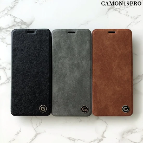 Capa de telefone TPU+PC+PU de couro para atacado para Infinix Smart7+ Smart7 HD Flip Cover