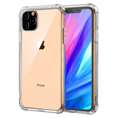 Capa de telefone TPU transparente de luxo para iPhone 7 8 Plus 8plus Capa de telefone de silicone transparente