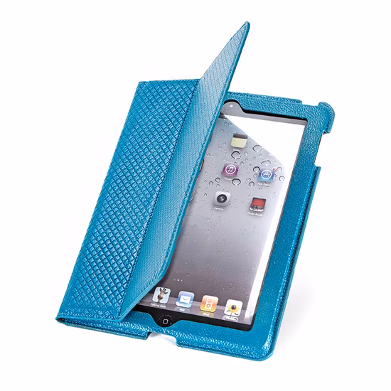 Venda imperdível capa de tablet de couro genuíno de boa qualidade capa de couro para iPad 9.7 para Amazon