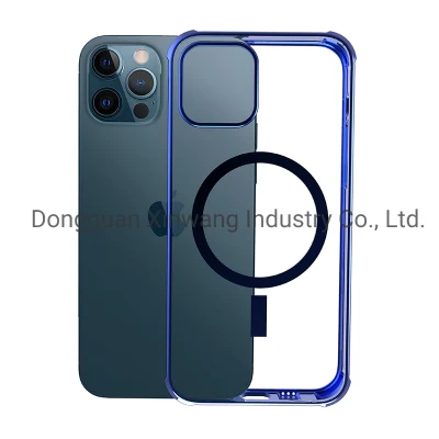 Capa magnética para celular Silicone para Xiaomi para Huawei para iPhone 8/P/X/12 Logomarca exclusiva à prova d'água